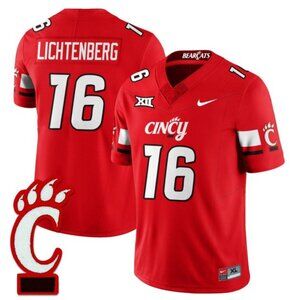 Mens Youths Kids Brady Lichtenberg Red Vapor Stitched Jersey